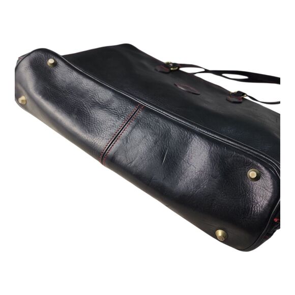 Tangaroa Venezia Terrida Brown leather Large tote bag made in Italy EUC Elegant - Picture 11 of 13